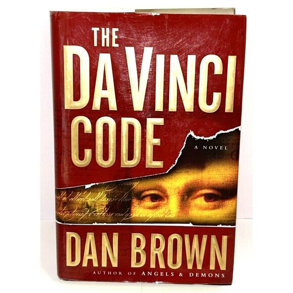 The Da Vinci Code Dan Brown Hardcover Book True 1st Edition 1st Print VG 2003 - Picture 1 of 6